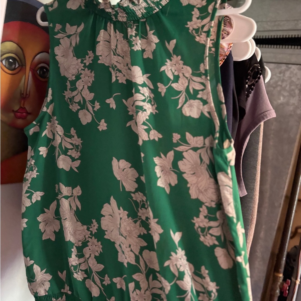 Sienna Sky Green Floral Blouse